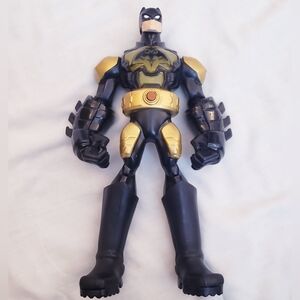 2013 10" DC Comics Batman Talking Action Figure Black & Gold Armor